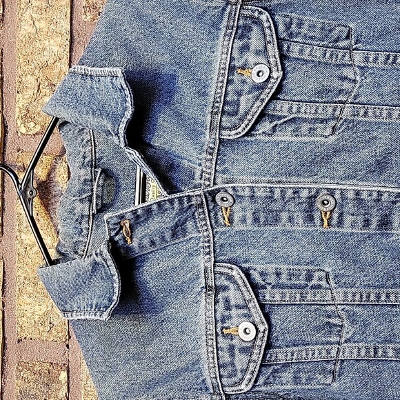 Eddie Bauer Classic Jean Denim Jacket 100% Cotton Size XS - Picture 5 of 11